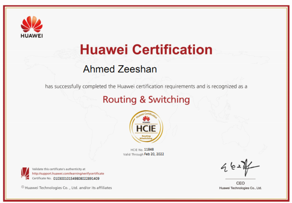 My Journey to Huawei HCIE